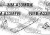 NMB-A33MRR FEBEST Сайлентблок задней подушки двигателя (фото 2)